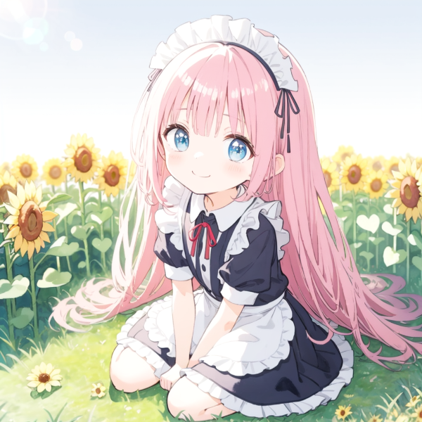 ひまわりメイドさん