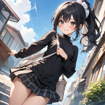 黒髪の女の子45