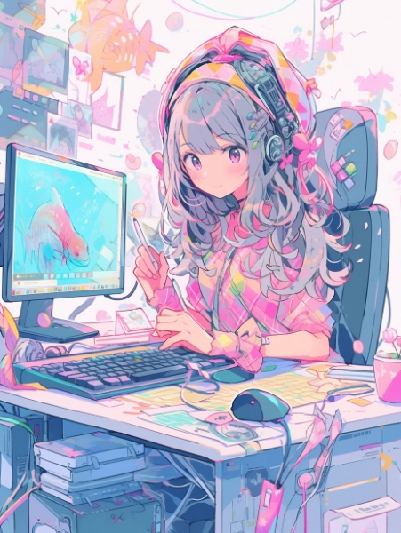 No.571 AIイラストレイターの女の子