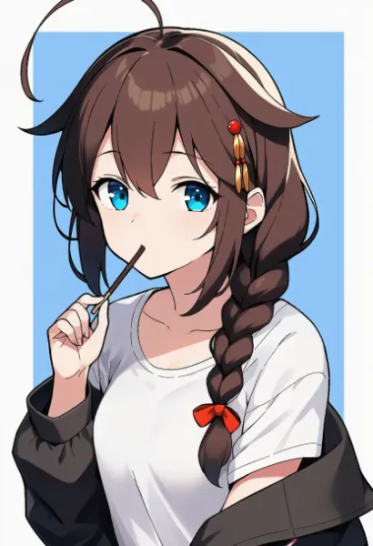 時雨ちゃん　ポッキー