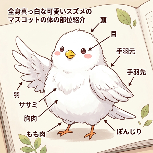 鳥の筋肉を見るチュン！