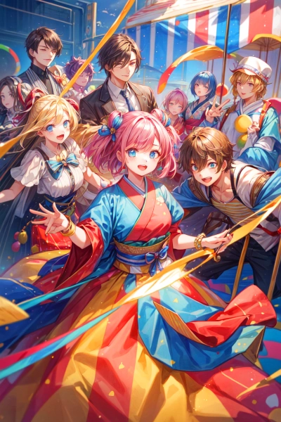 みんなでサーカスしよう★(6枚)レトロモダン街シリーズ89