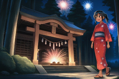 花火大会の夜