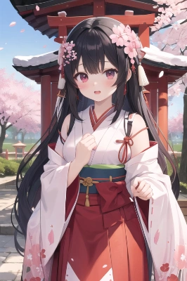 桜の髪飾り