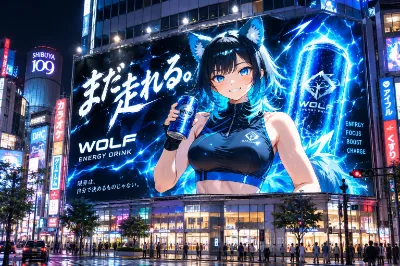 🐺 一枚の看板 〜ウル子、まだ走れる〜⚡