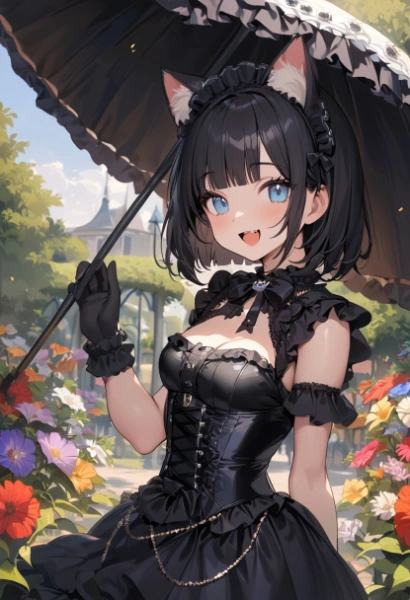 せっかく前髪作ったからおでかけニャ！