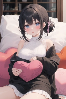 ハートの枕