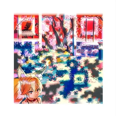 QRコード練習９　木漏れ日のやすらぎ