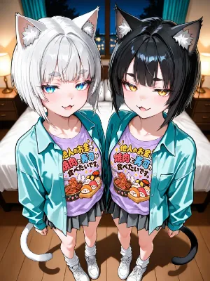 ねこ姉妹からごあいさつ