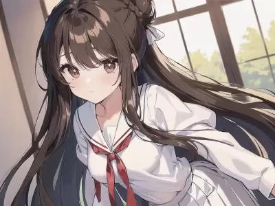#6 茶髪少女