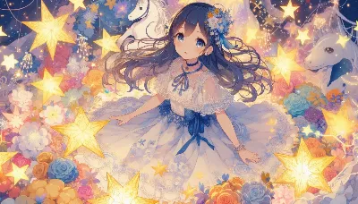 星の花園で出会った夢のユニコーン