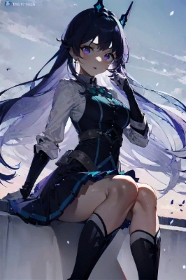 紫髪の女神