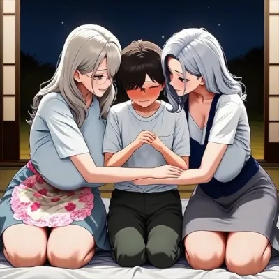 両手に花