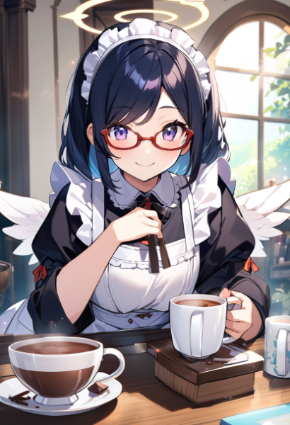 地味子メイドさんとココアを