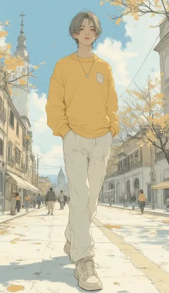 【SeaArtでAI画像生成】リスボン観光×男性ファッション！SNS映えする旅コーデ3選プロンプト集