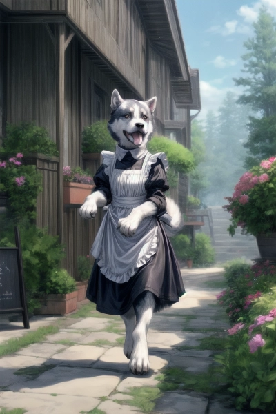 ご主人様のお使いメイド犬