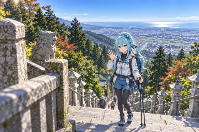 碧衣(2026/10/18、丹沢大山にて)