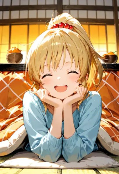 朝陽に包まれた少女の甘い目覚め