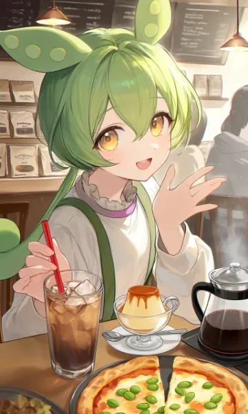 カフェの豆娘のほっこりランチ