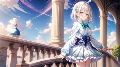 空高い庭