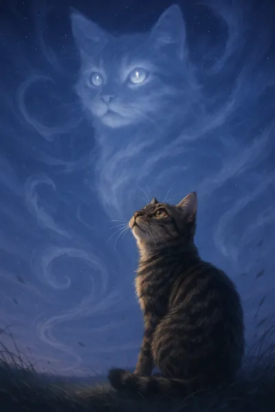 星空の守護猫と小さな瞳