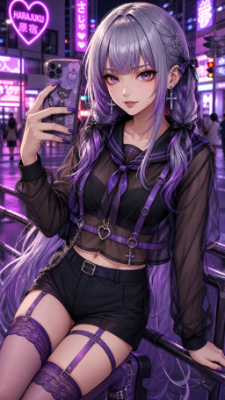 地雷系コーデ（しおん）