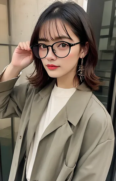 メガネお姉さん