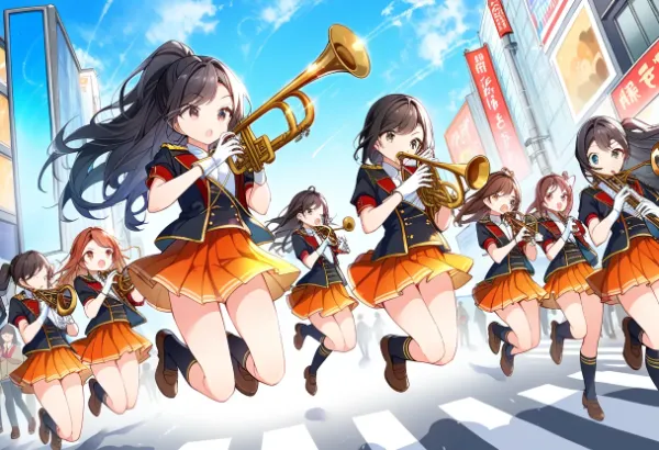 街を駆け抜ける金管のメロディ