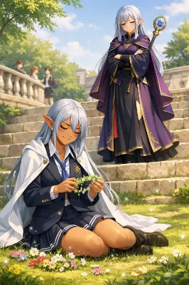 花摘みと助教と、授業前の五分間