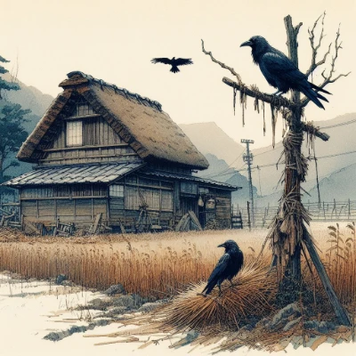 なにかてきとうに日本画生成練習