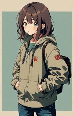 a girl with her hands in her pockets