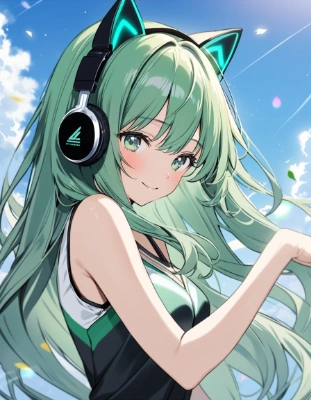 ネコミミヘッドフォン