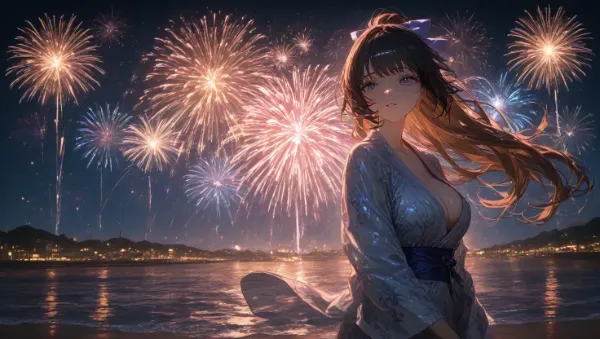 花火と浴衣とリボン～アナザーバージョン～