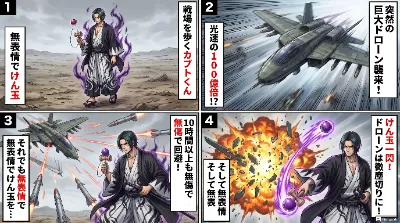 カブトくんとけん玉とドローン！