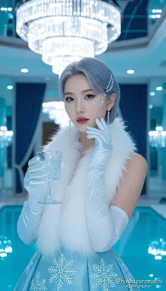 氷の仮面舞踏会へようこそ、雪豹の貴婦人 - Welcome to the Ice Masquerade Ball, Lady of the Snow Leopard