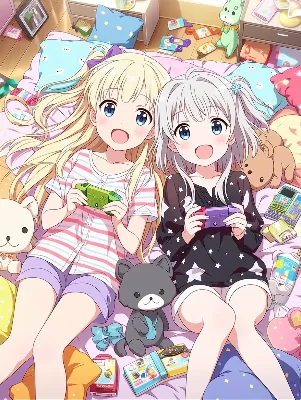 ベッドの上で夢中になるゲームタイム