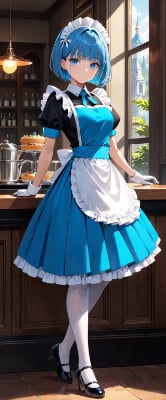 ランチタイムのウエイトレスさん