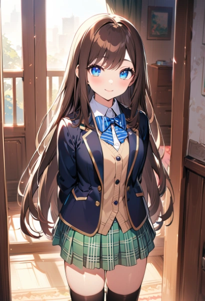 （長女→次女→末妹）制服な三姉妹