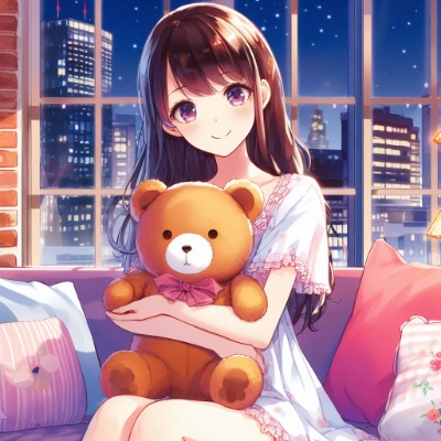 この子が一緒じゃないと眠れないの