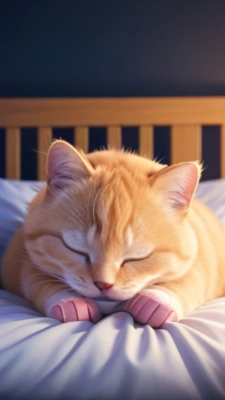 寝ている猫ちゃん