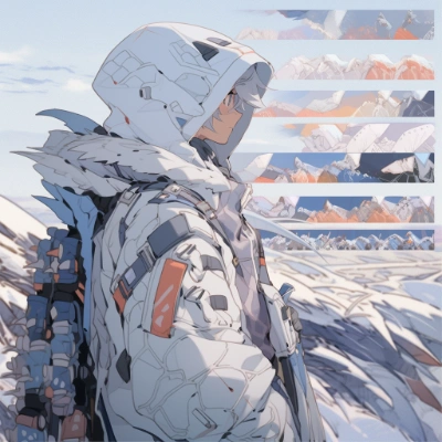 field of snow