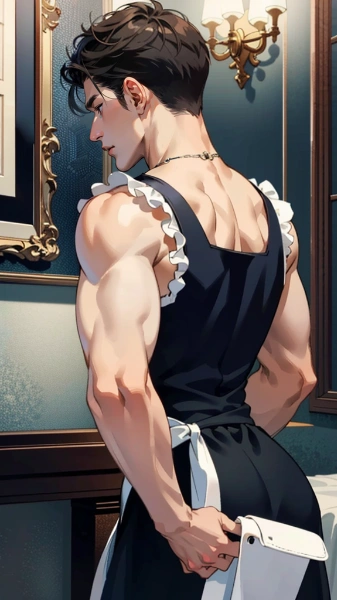 メイド服男性 5