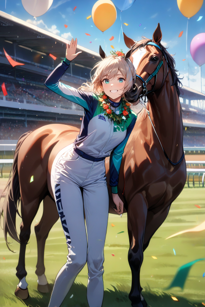 ジョッキーなお姉さん