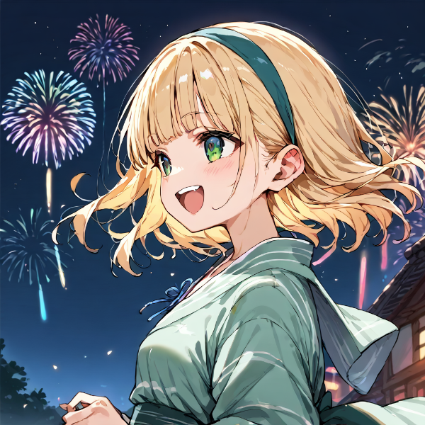 「きれいだね！」