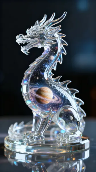 クリスタルドラゴン(内包された宇宙)