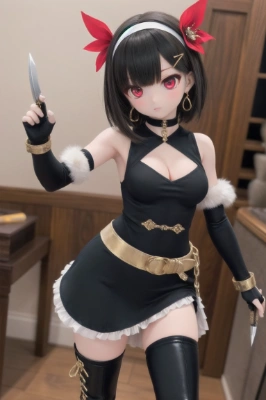 ヨルっぽい娘（フィギュア風）