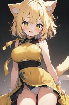 猫耳中華娘(黄)