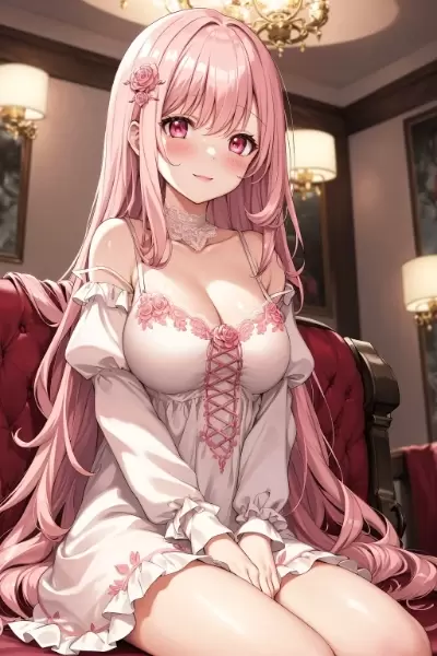 ピンク髪ちゃんドレス集