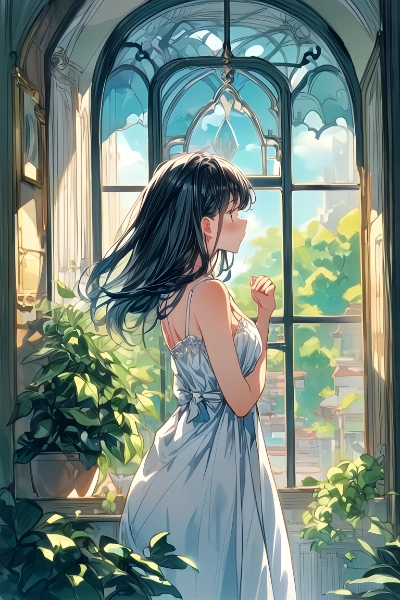 窓ガラスの向こうの世界