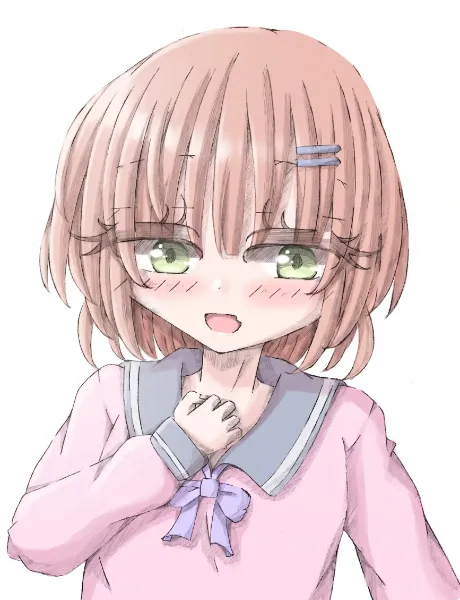 結構昔に描いた娘を久々に